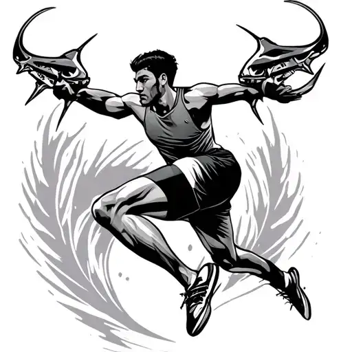 An Athlete Holding His Running Spikes Going
