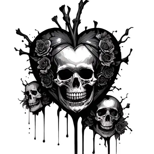 Heart Made Of Skulls