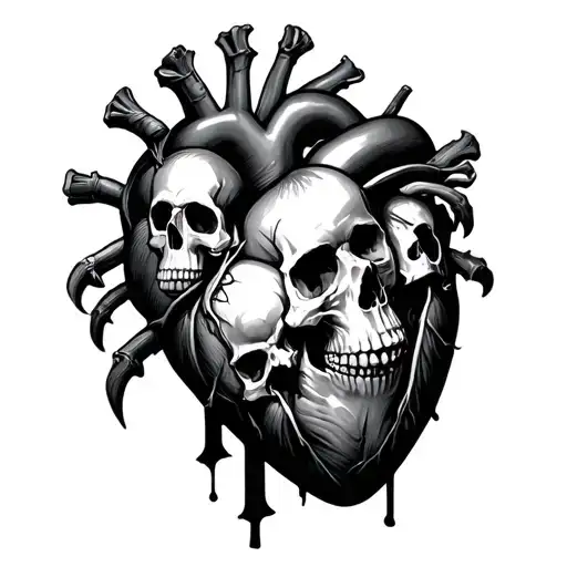 Heart Made Of Skulls