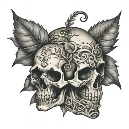 Skull Compassion And Bay Leaf