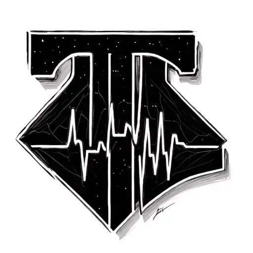 Letter T And Letter N Electrocardiogram