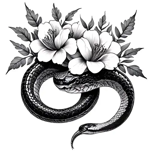 Snakes And Flowers