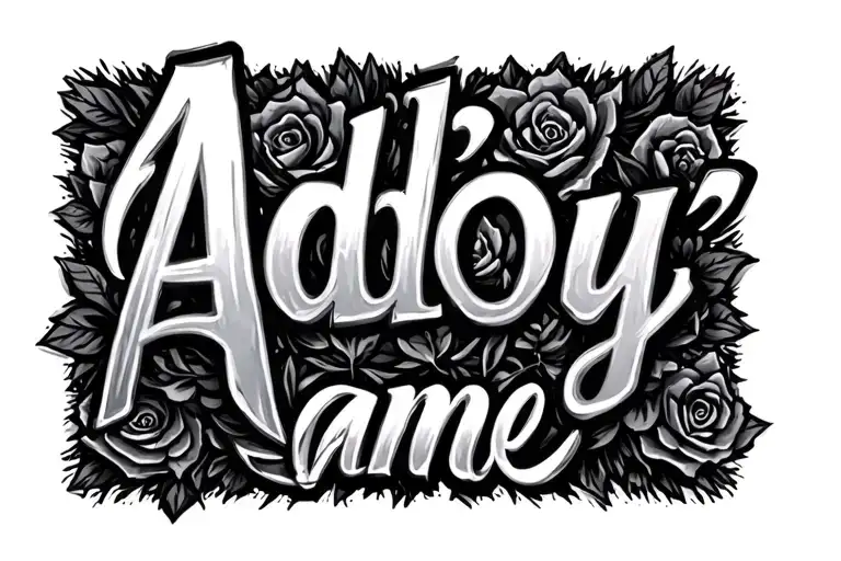 Text 'Adoy' Ame
