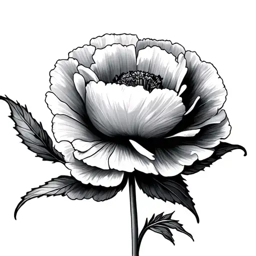Carnation And Poppy