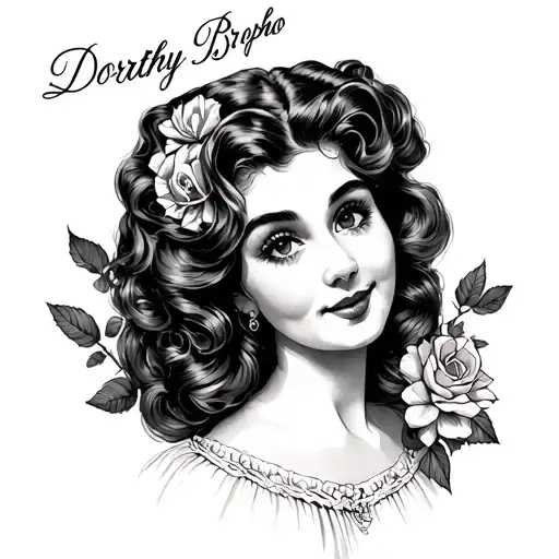 Tattoo Name Written Dorothy Bropho