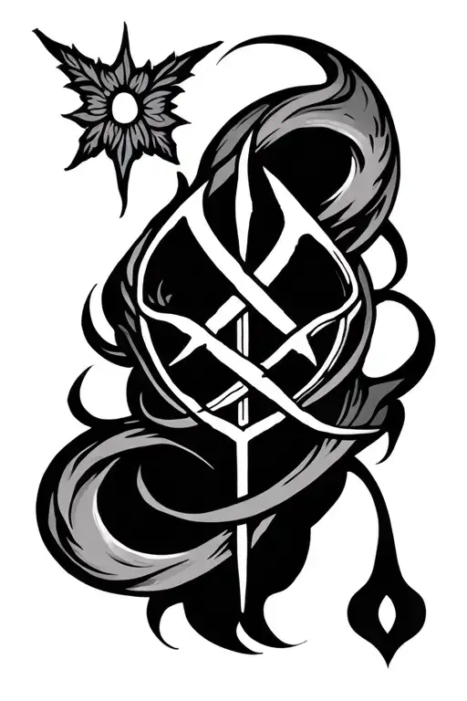 Protection Rune Fine Line