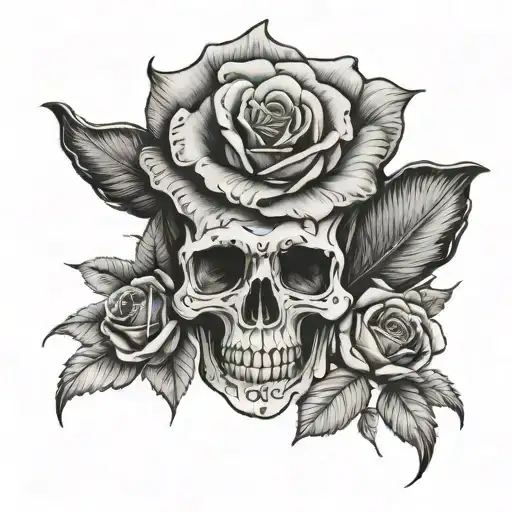 Calaveras Con Rosas