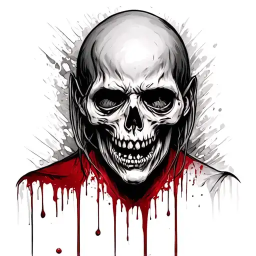 Dead Person With Blood