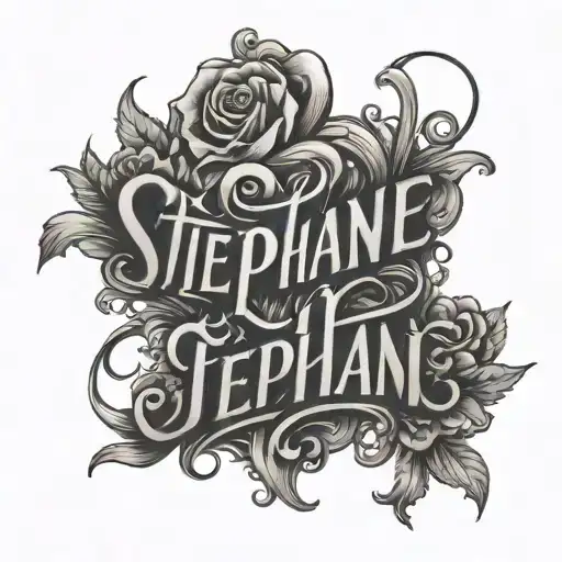The Name Stephanie With Endless Sign