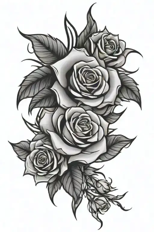 Tribal And Roses