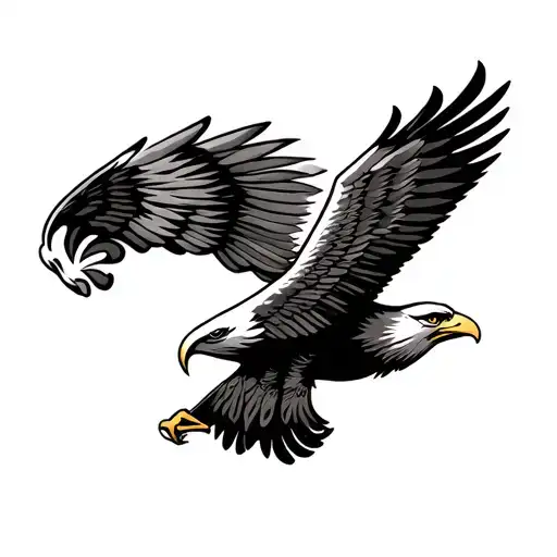 Egyptin Eagles Wing Shown