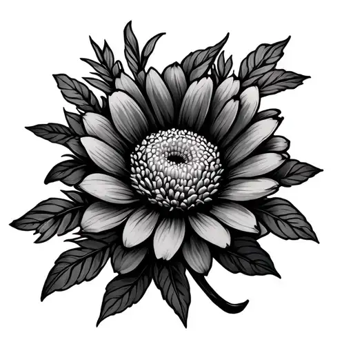 Cosmos And Chrysanthemum