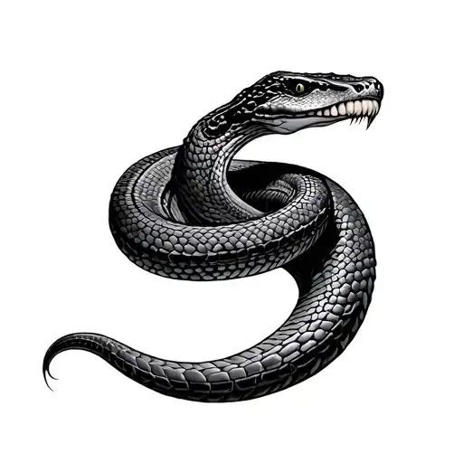 Uroboros Snake Heard Nothing Said