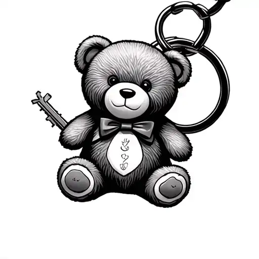 Teddy Bear Key Ring