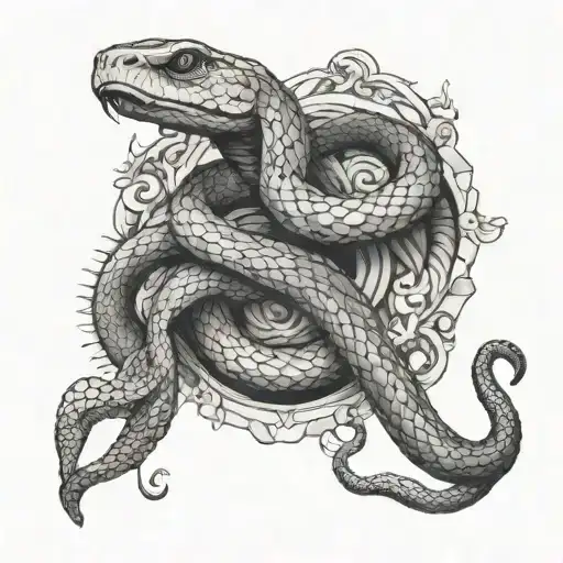 Snake And Hermione Grangers Wand