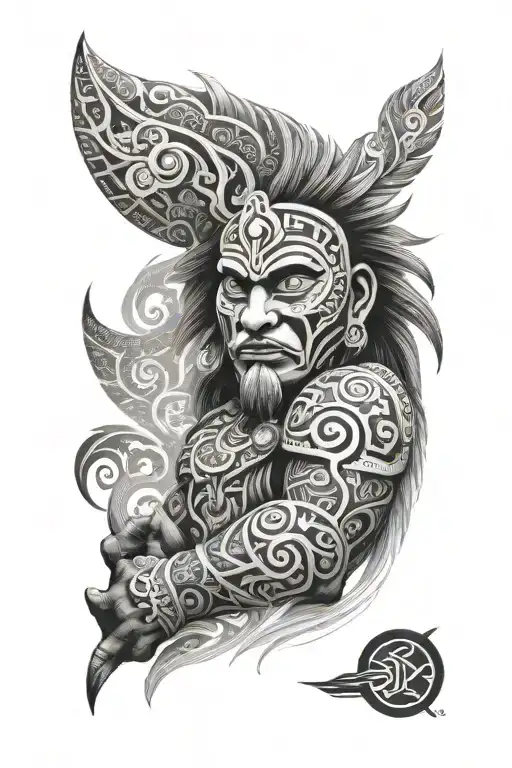 Maori Gods Arm Sleeve