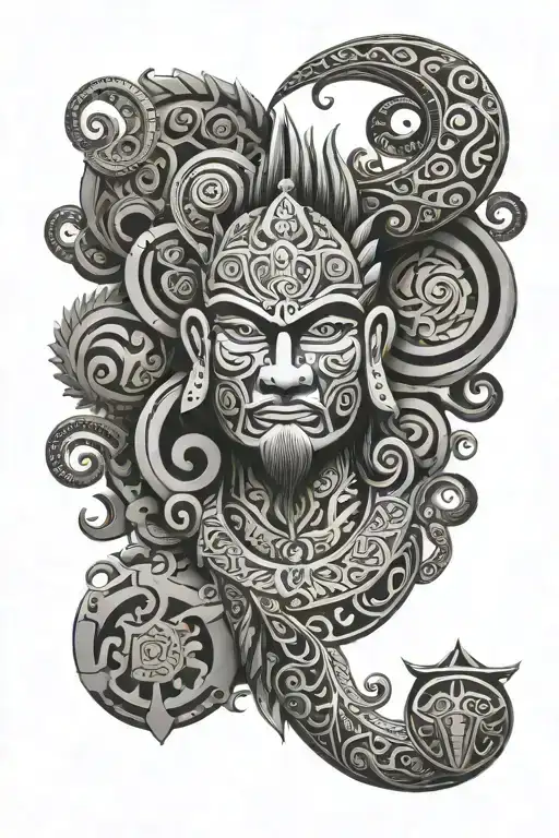 All Maori Gods Arm Sleeve