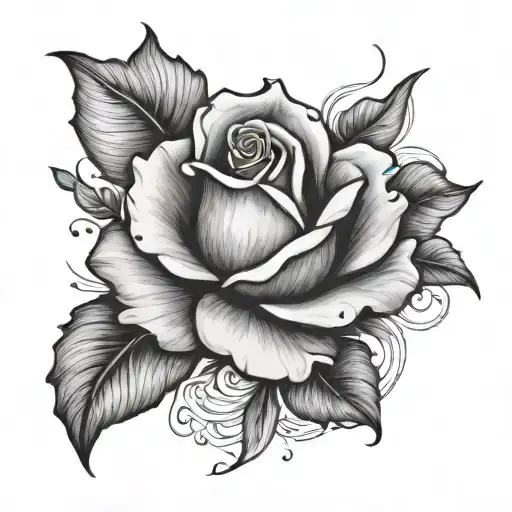 Rose Petals Floating