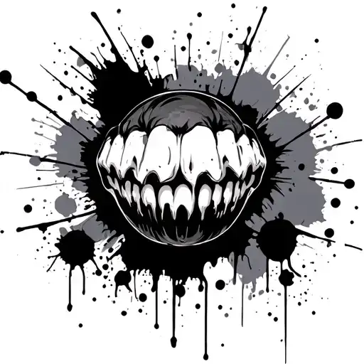 Trash Polka Black Grey