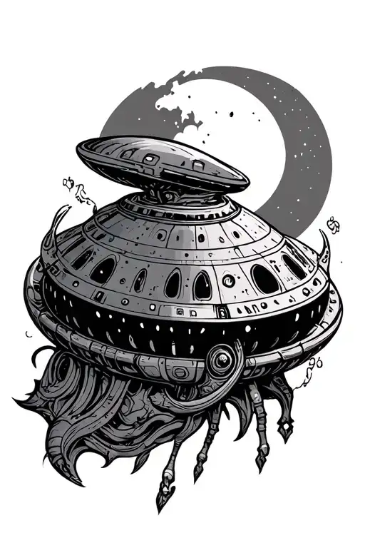 Ancient Alien Flying Saucer