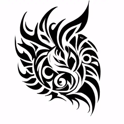 Mauri Tribal Tattoo Design Inspired