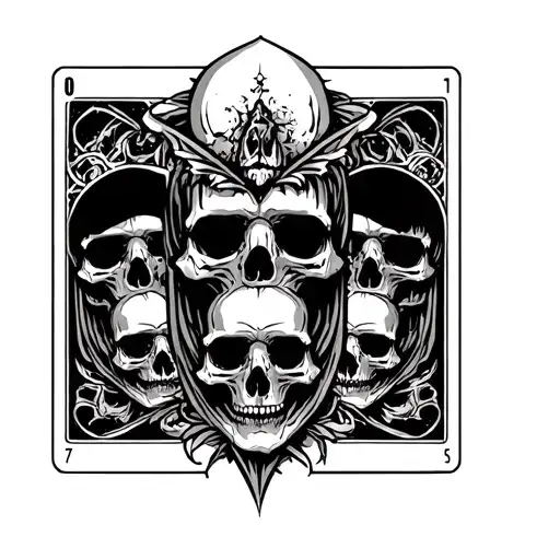 Skulls Tarot Carde