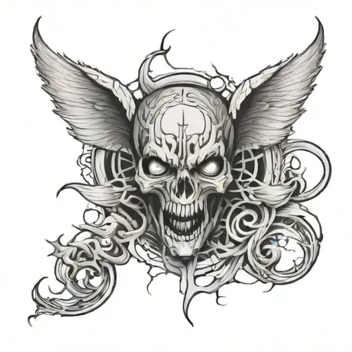 Small Tattoo On Leg With Scary Meaning