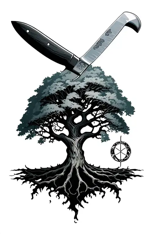 Poison Tree With Chefs Knife
