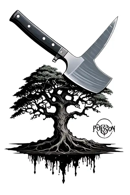 Poison Tree With Chefs Knife