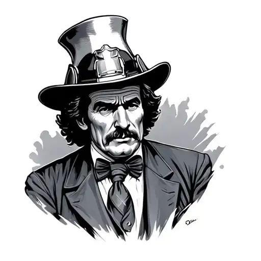 Uncle Sam In A Firefighter Helmet