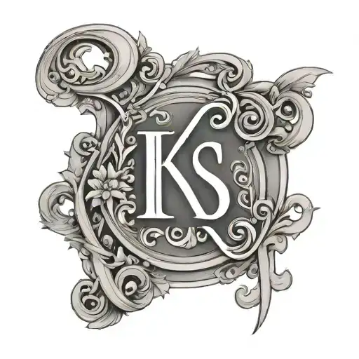 Initials Ksjbs Letters