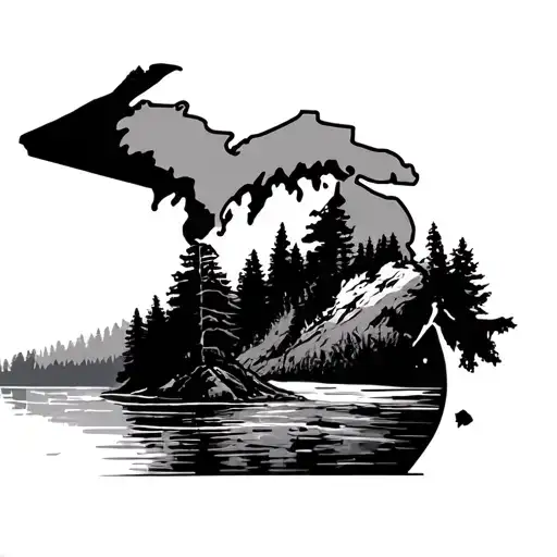 State Of Michigan Landscape