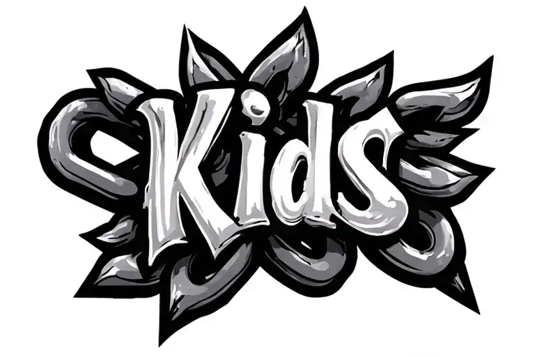 Chain Wrap Around With Word 'Kids'