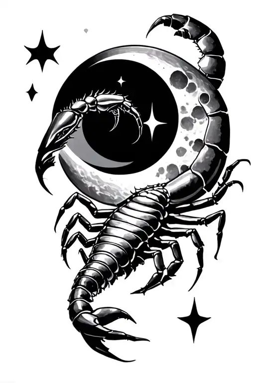 Scorpion And Moon