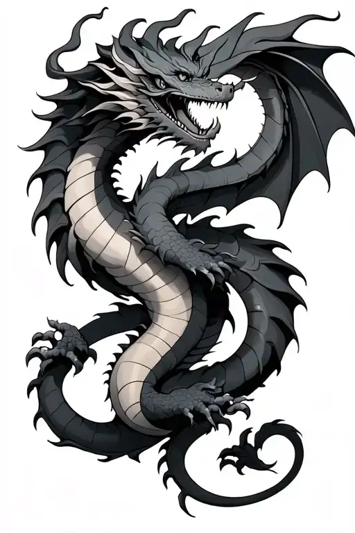 Dragon Wrapped Around