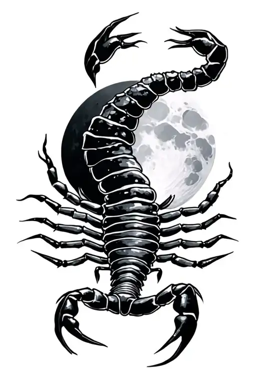 Scorpion And Moon