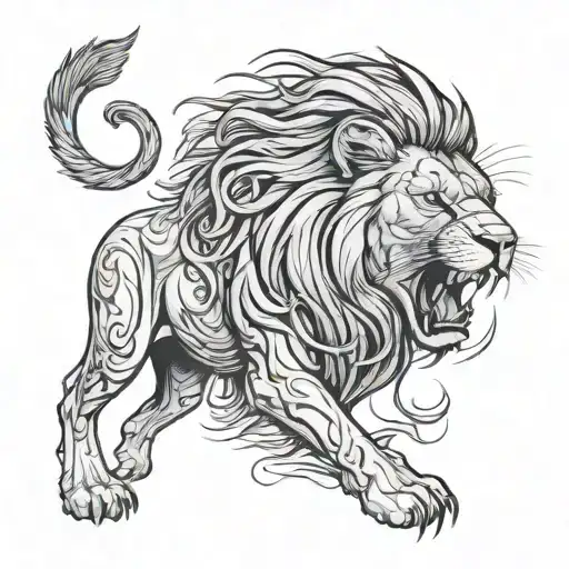 Lion Roaring