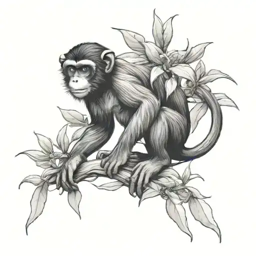 Fine Line Monkey Climbing Plant