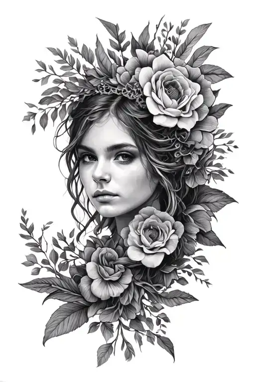Design Some Realism Bio Organic Sleeve Tattoo Design