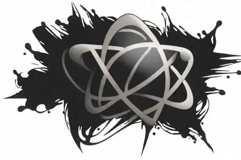 Atom Written On Wrist