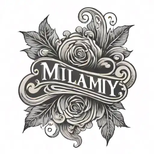 Mulafamily Text On Arm Sleeve