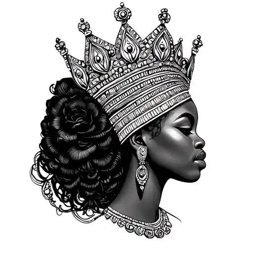 Nubian Queen Crown