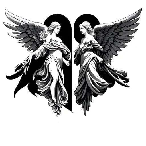Angels Left And Right