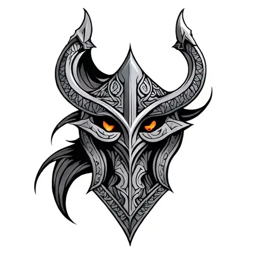 Norse Chest Tattoo Design