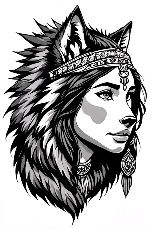 Disney Pocahontas With Howling Wolf