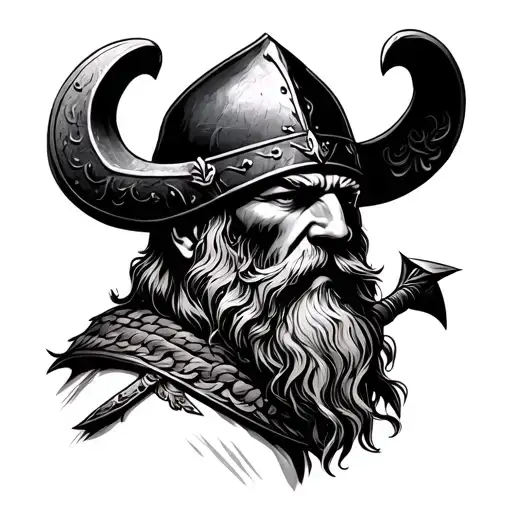 Half Croatian And Half Swedish Viking