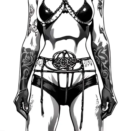 Cuckold In Panties And Chastity Cage