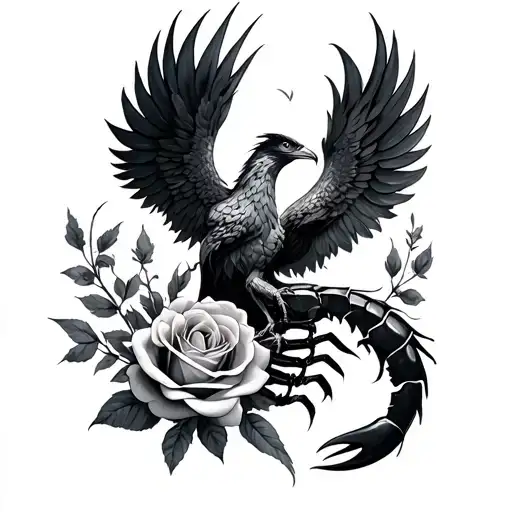 Pheonix And Rose And Scorpio