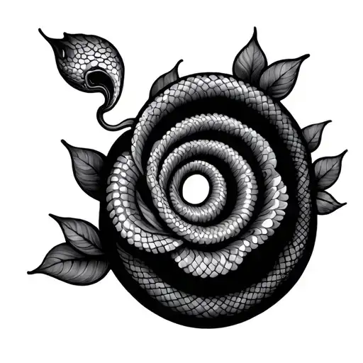 Circular Flower Snake