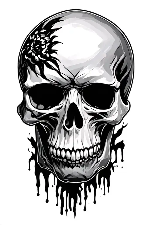 Z Z Z Z Skull Wearing